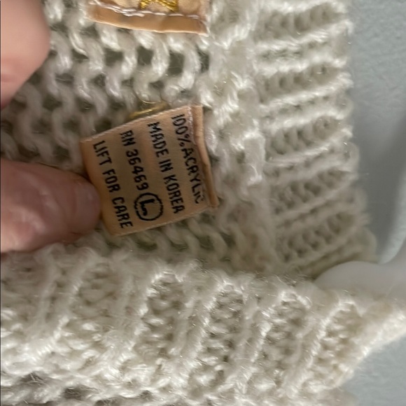 Vintage Littlewood and Green Plaid Sweater Women’s Large 100% Acrylic Yarn - Picture 4 of 6